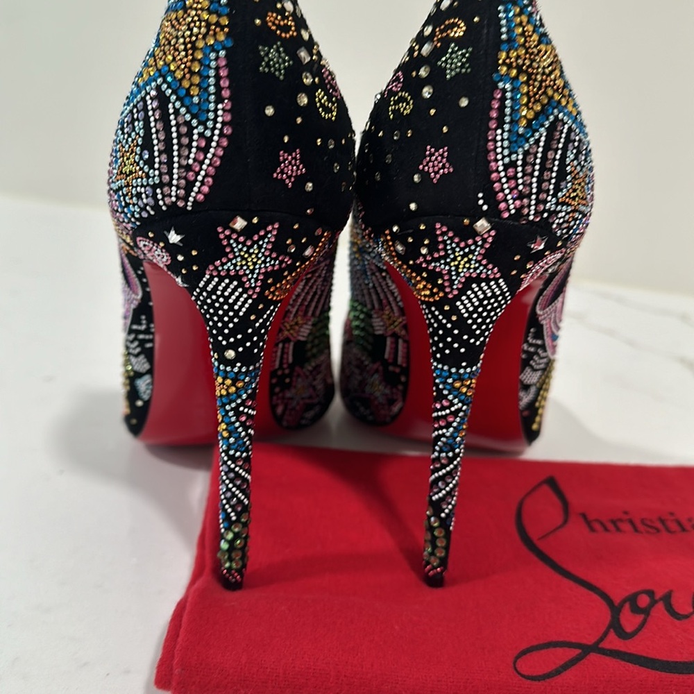 Limited Edition Christian Louboutin hot chick starlight crystal heels - Picture 12 of 12